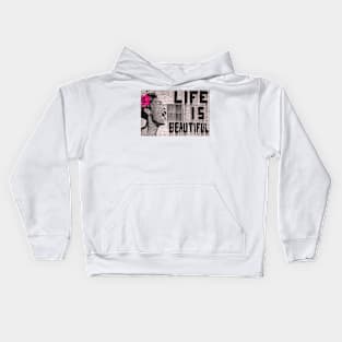 Banksy Life is Beautiful Kids Hoodie